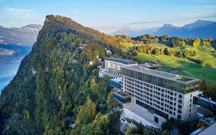 Bürgenstock, el escondite alpino que enamoró a Hepburn, Loren y Connery